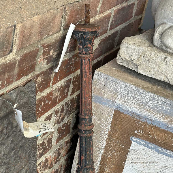 Lot 0328 | French Cast Iron Architectural Staircase Newel Post