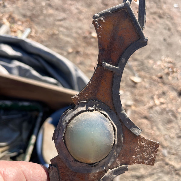 American Denver Stained, Jewelled and Leaded Glass Dome Ceiling, for Restoration / Parts