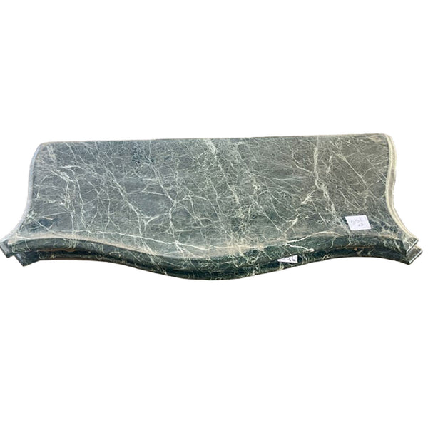 Lot 0551 | (2) Verde Antico Green Variegated Marble Table Tops
