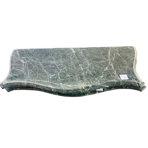 Lot 0551 | (2) Verde Antico Green Variegated Marble Table Tops