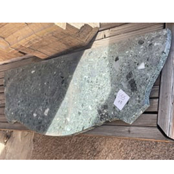 Lot 0555 | (3) Variegated Marble Stone Slabs and Table Top
