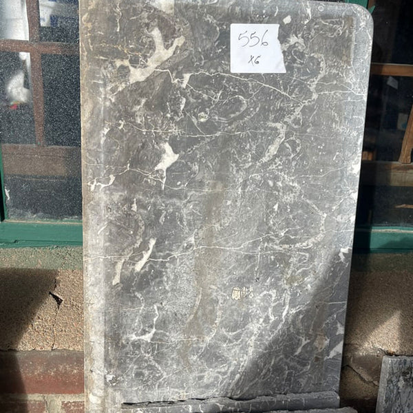 Lot 0556 | (6) Variegated Marble Fireplace Components