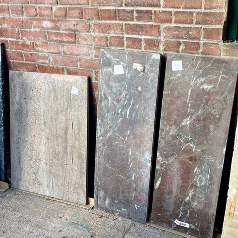 Lot 0557 | (5) Variegated Marble Rectangular Stone Slabs