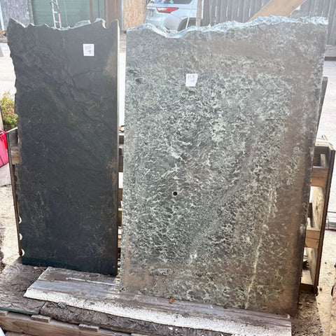 Lot 0558 | (8) Green Variegated Marble Stone Slabs