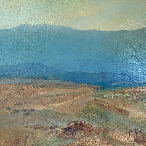 ARMANDO GARCIA NUNEZ Oil on Canvas Painting, Lomas de Santa Fe
