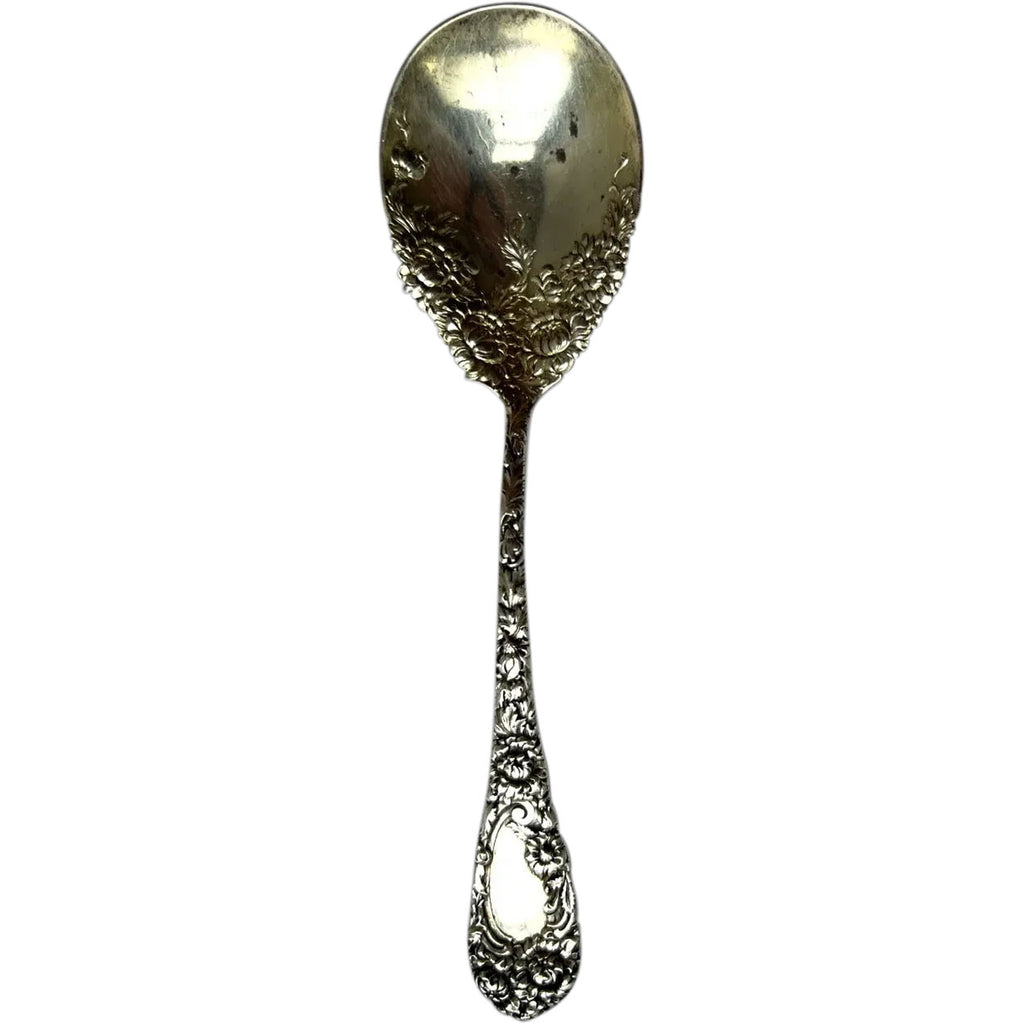 American William Durgin Sterling Silver Chrysanthemum Jelly
