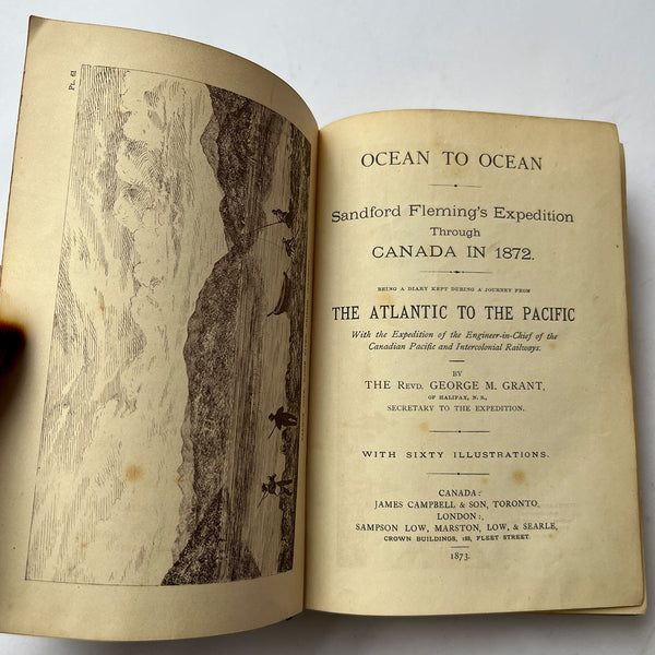Book: Ocean to Ocean: Sanford Fleming's Expedition through Canada by G. M. Grant