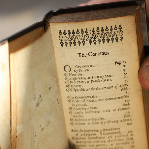 Rare Leather Book: Remains of Sir Walter Raleigh