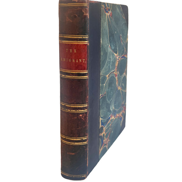 Leather Book: The Emigrant by Sir Francis Bond Head