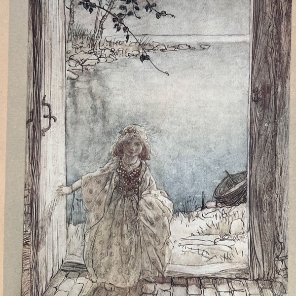 Book: Undine by F. de la Motte, W. L. Courtney and Illustrator Arthur Rackham