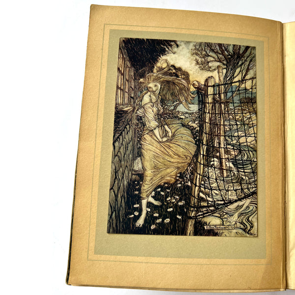 Book: Undine by F. de la Motte, W. L. Courtney and Illustrator Arthur Rackham