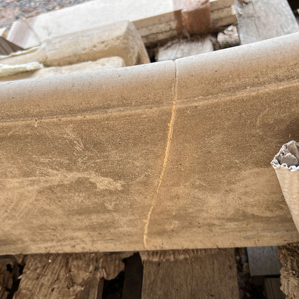 French Parisian Louis XV Style Limestone Fireplace Surround