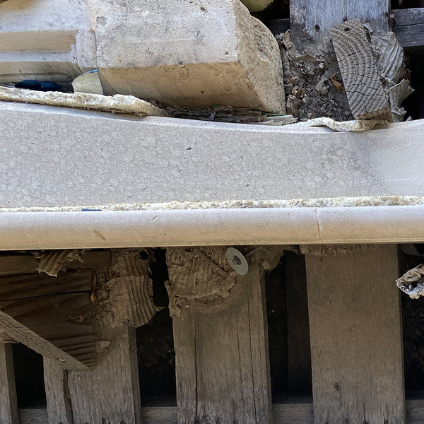 French Parisian Louis XV Style Limestone Fireplace Surround