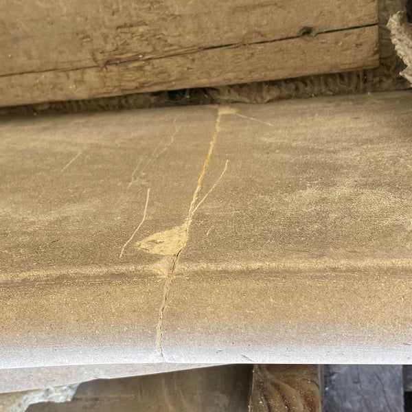 French Parisian Louis XV Style Limestone Fireplace Surround