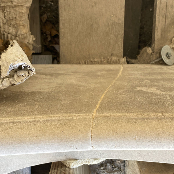 French Parisian Louis XV Style Limestone Fireplace Surround