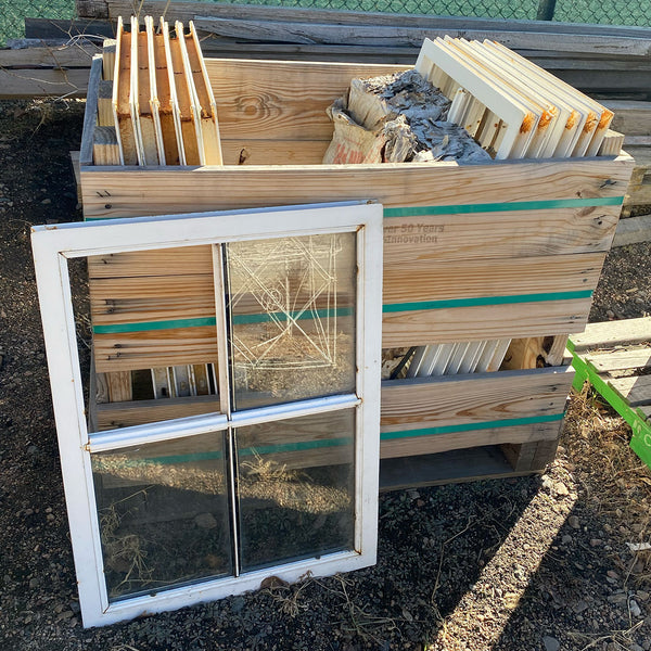 Lot 0427 | (12) Medium American Lafayette Hughes Mansion Painted Iron Windows