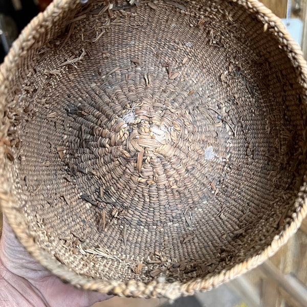 Small Vintage Native American Northern California Pit River Basket