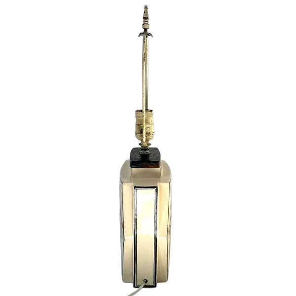 French ROBERT LALLEMANT for Waring & Gillow Earthenware 100 Yards Table Lamp