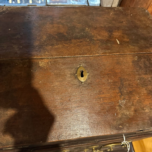 Anglo Indian Chippendale Teak Table-Top Campaign Writing Chest