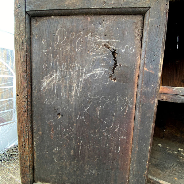 Early Portuguese 17th Century Iron Mounted Chestnut Cupboard