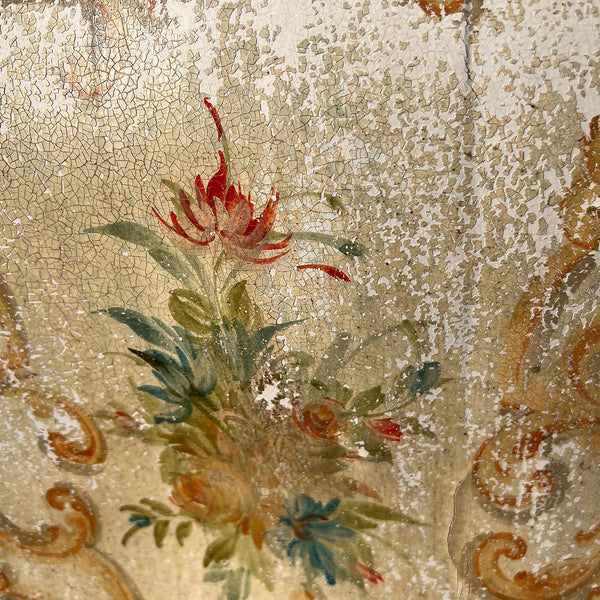 Italian Venetian Rococo Revival Painted Pine Bombe Commode