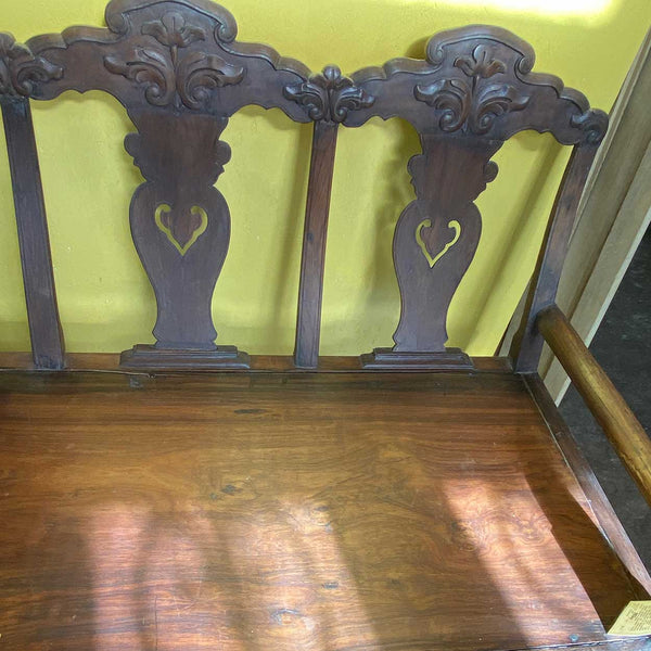 Large Indo-Portuguese Queen Anne Rosewood Four-Seat Settee