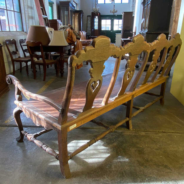 Large Indo-Portuguese Queen Anne Rosewood Four-Seat Settee