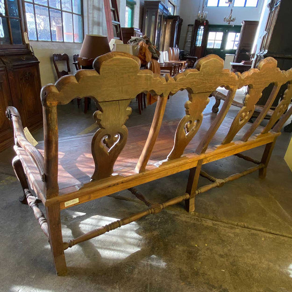 Large Indo-Portuguese Queen Anne Rosewood Four-Seat Settee