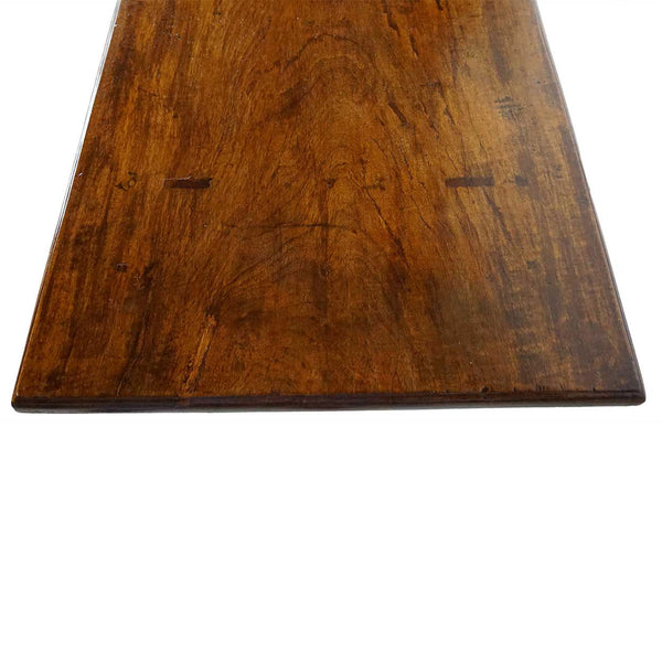 Large Indian Namboodhiri Teak and Fruitwood Rectangular Low Table