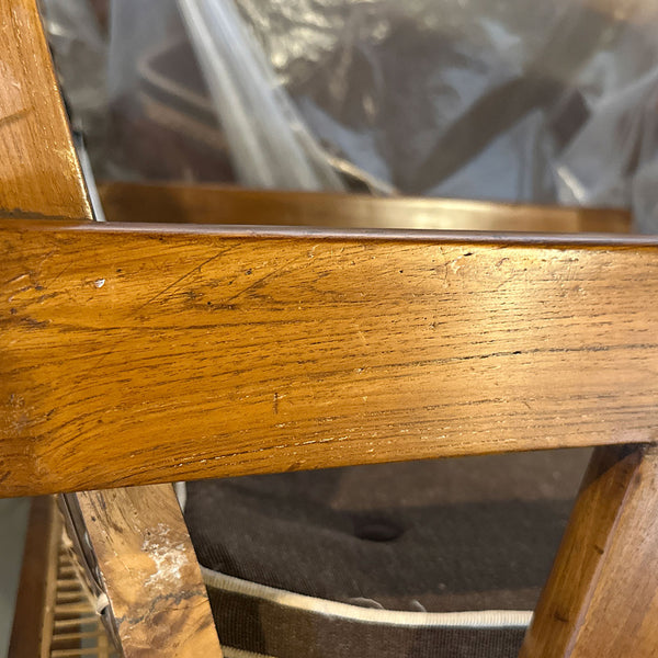 Vintage PIERRE JEANNERET Teak Conference Chair from Chandigarh, India