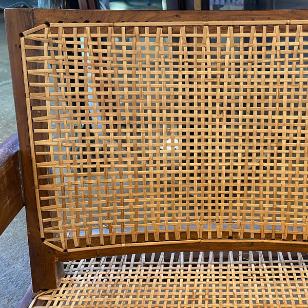 Vintage PIERRE JEANNERET Teak Conference Chair from Chandigarh, India