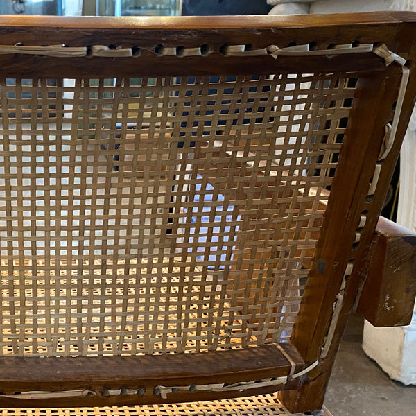 Vintage PIERRE JEANNERET Teak Conference Chair from Chandigarh, India