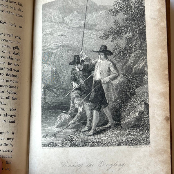 Leather Book: The Complete Angler by Izaak Walton and Charles Cotton