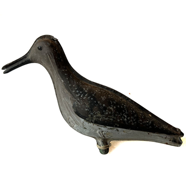 Pair American New England Painted Tin Shore Bird Decoys