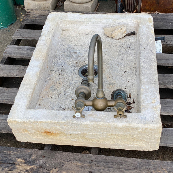 Lot 0329 | 2 Early European Carved Limestone Trough Sinks