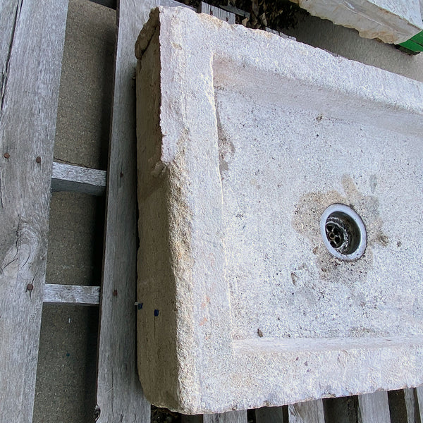 Lot 0329 | 2 Early European Carved Limestone Trough Sinks