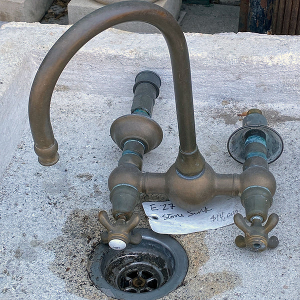 Lot 0329 | 2 Early European Carved Limestone Trough Sinks