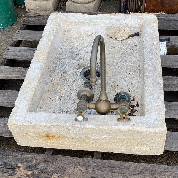 Lot 0329 | 2 Early European Carved Limestone Trough Sinks