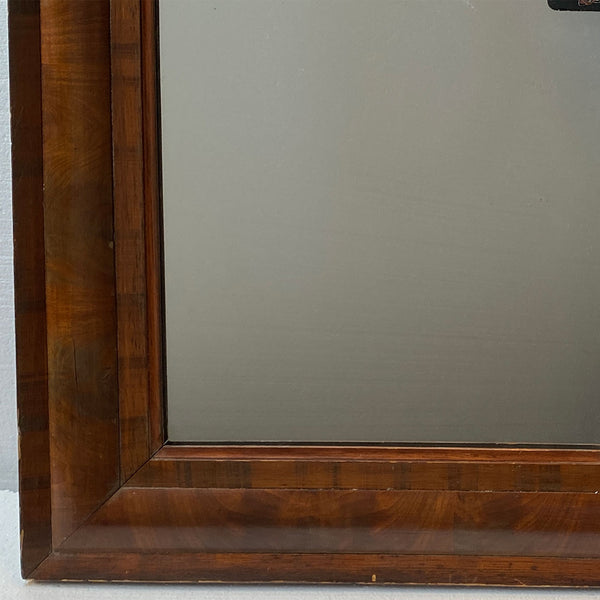 American Empire Flame Mahogany Rectangular Wall Mirror