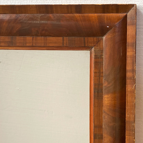 American Empire Flame Mahogany Rectangular Wall Mirror