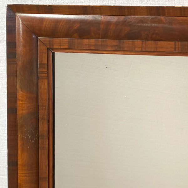 American Empire Flame Mahogany Rectangular Wall Mirror