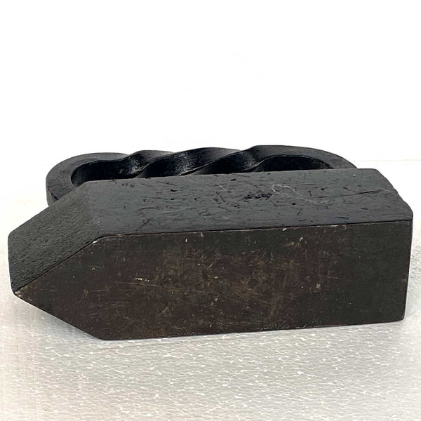 American Industrial Cast Iron Twist Handle 18-Pound Sad Iron