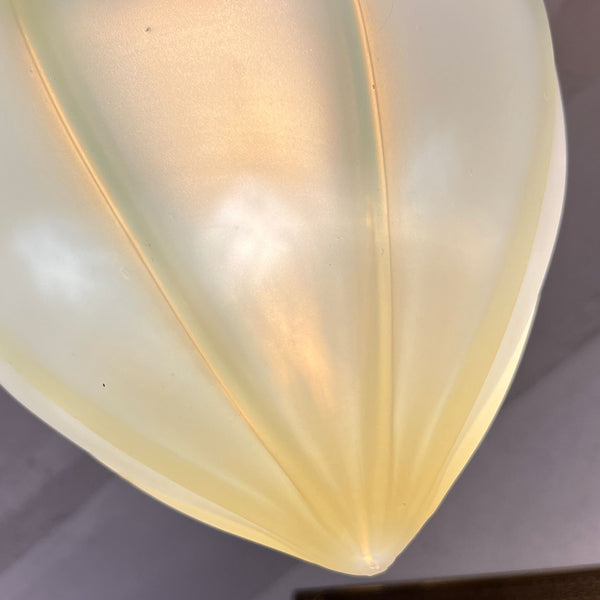 American Tiffany Studios Glass Acorn Shade and Bronze One-Light Pendant Light
