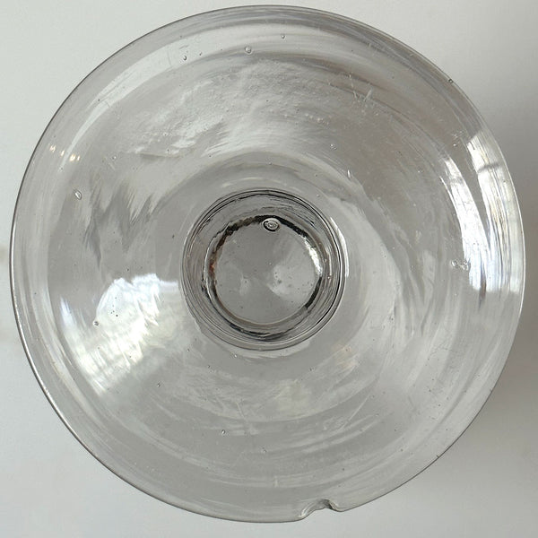 English Georgian Glass Wine Goblet