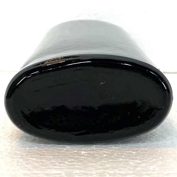 Victorian Cobalt Blue Glass Oval Vase Insert