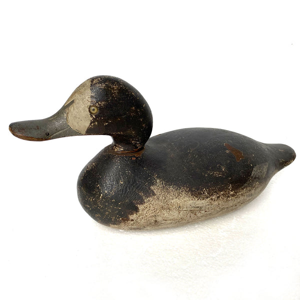 Set of Two American Mason Challenge Grade Painted Wood Bluebill Duck Decoys