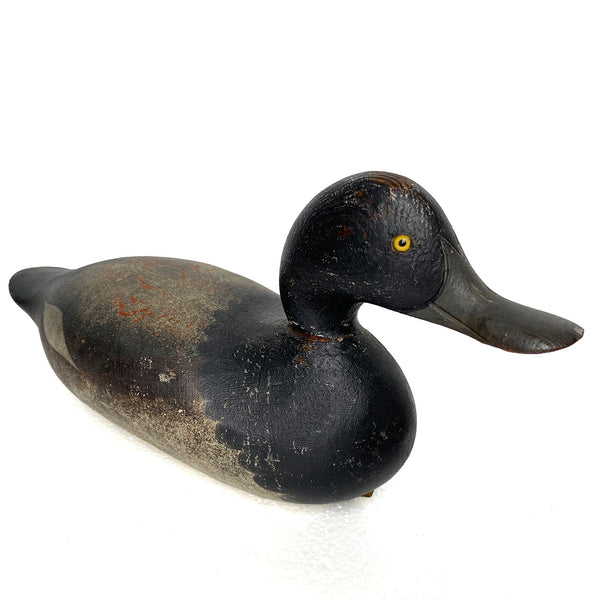 Set of Two American Mason Challenge Grade Painted Wood Bluebill Duck Decoys