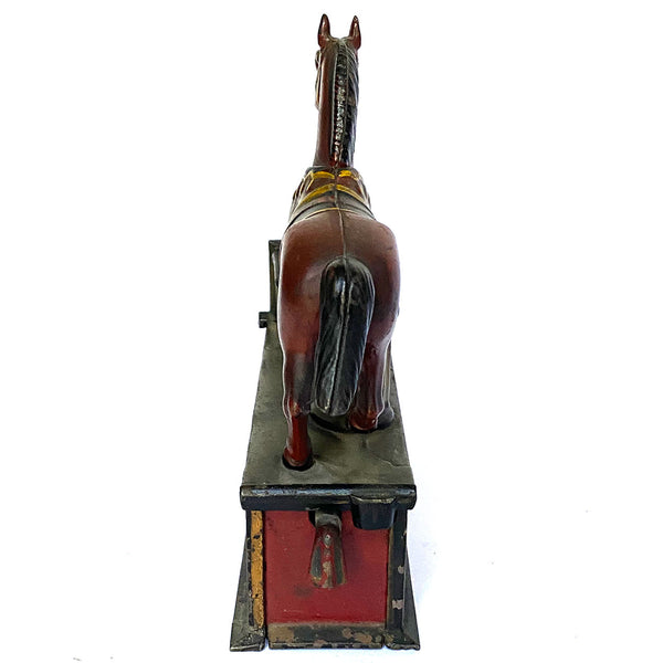 American Shepard Hardware Co. Painted Cast Iron Trick Pony Mechanical Bank