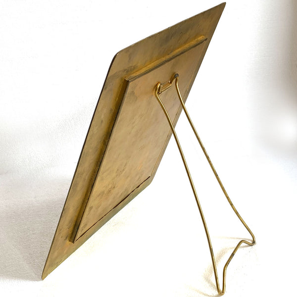 American Tiffany Studios Bronze Dore Zodiac 920 Desk Frame