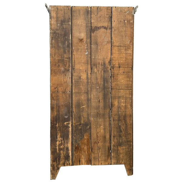 American Painted Pine One-Door Display Cupboard